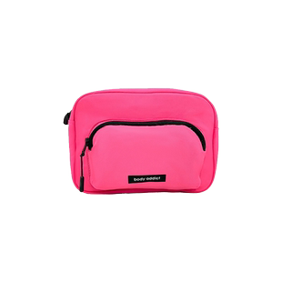 【朱珠同款】body addict斜挎包拉链口袋运动可调节肩带单肩包ba