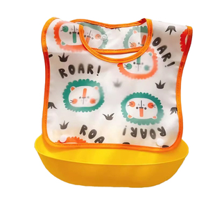 宝宝吃饭围兜婴儿饭兜防水幼儿辅食兜兜儿童喂饭围嘴防脏免洗神器