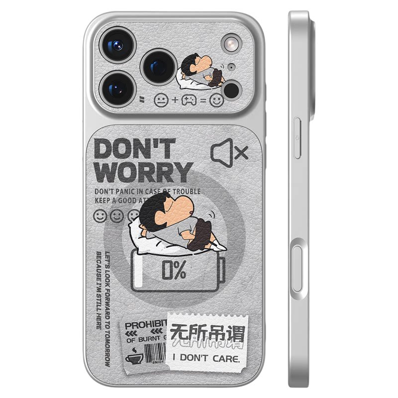 适用于苹果18promax手机壳新款iphone17pro康宁小羊皮16pro磁吸无线充电15雾霾简约灰色新仔14保护套13软12
