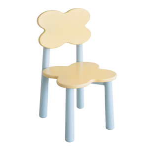 livingplus多巴胺彩色花瓣形餐椅北欧网红ins椅子小户型设计师款