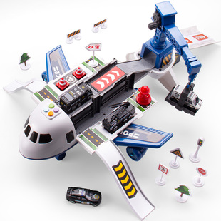 飞机儿童玩具模型超大号仿真客机摆件1-3岁6男孩早教益智女童耐摔