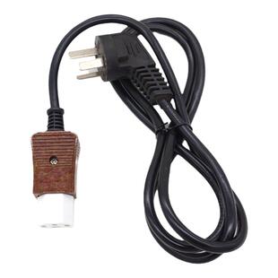 奇花品字电饭锅煲三孔陶瓷插头显示器投影仪主机电水壶电线电源线