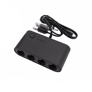 NGC手柄转switch转换器三合一NGC转wiiu/pc/switch转换器可夹底座