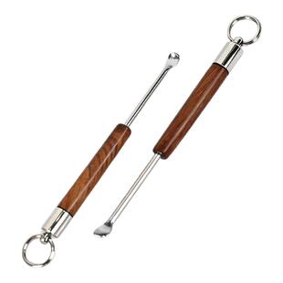 挖耳勺掏耳勺高档便携檀木钥匙扣挖耳勺子掏耳朵神器的工具扣耳勺