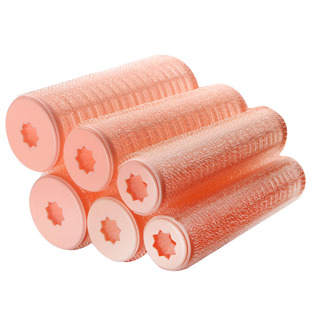 加长加大中小号自粘卷发筒空心卷发棒空气刘海内扣大波浪卷发器