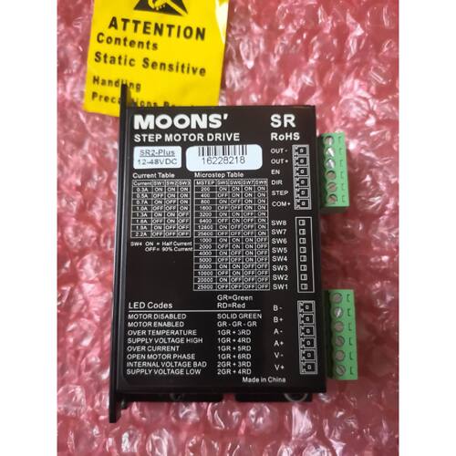 议价MOONS步进驱动器SR2-Plus电机AM17HD6426-06N实物拍摄整套实