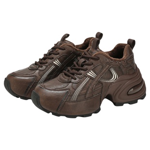 millies妙丽加绒老爹鞋女鞋冬季新款厚底时尚运动鞋增高保暖棉鞋