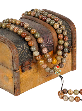 手工礼物项链佛珠简西域天星陨石