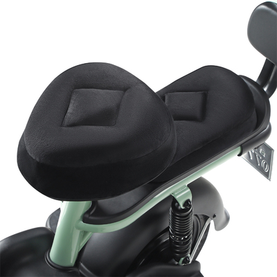 手工绗绣秋冬款防寒电动车座套