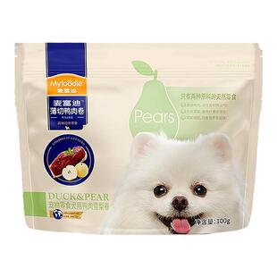 麦富迪狗狗零食鸭肉绕雪梨泰迪比熊小型犬营养食品幼犬磨牙棒肉干