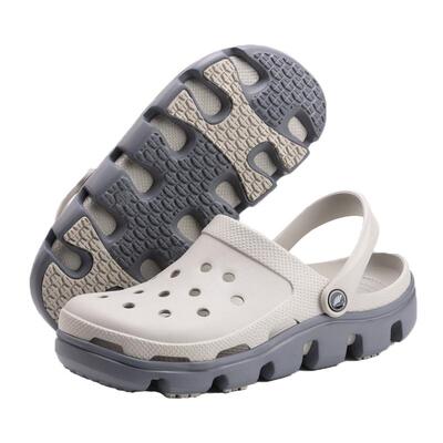 橡胶底女士防滑洞洞鞋软底沙滩鞋