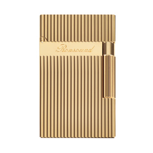 Rangsound朗声2024新款打火机纯铜侧滑轮充气清脆个性防风刻字