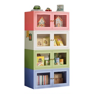 盛耐金属飘窗书架书柜一体收纳柜家用卧室客厅多功能铁皮柜置物柜