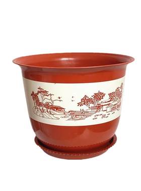 圆形花盆塑料大号处理仿陶瓷树脂