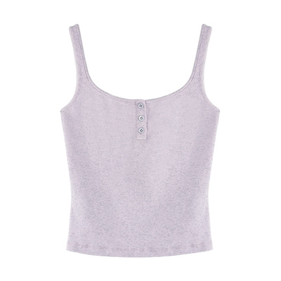 打底衫无袖上衣针织吊带背心女