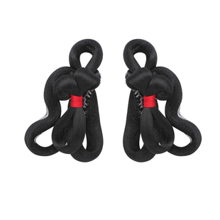 宋制大家闺秀蝶舞髻一体式发髻除夕拜年赏花灯汉服百搭造型假发包