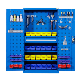 重型五金工具柜加厚铁皮柜收纳柜汽修工厂车间用双开门抽屉工具箱