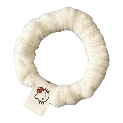 小猫头绳情侣发圈毛绒秋冬