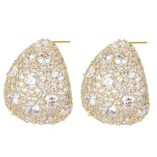 耳环女2026新款爆款高级感耳饰耳坠气质锆石银耳钉金色秋冬巨好看