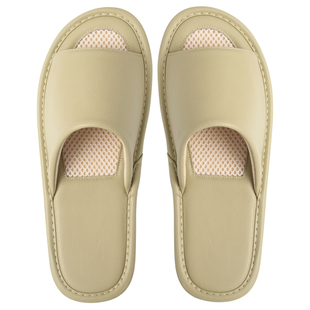 皮拖鞋女居家夏季室内家居办公室防滑透气吸汗皮质凉拖鞋男士家用