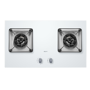 [以旧换新]名气白色燃气灶双灶家用天然气煤气灶台老板出品6830