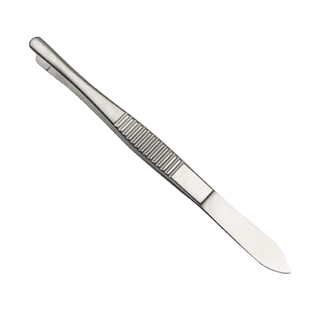 不锈钢医用睫毛镊9cm拔倒睫毛镊630材质圆头镊子眉夹眉镊眉毛镊子