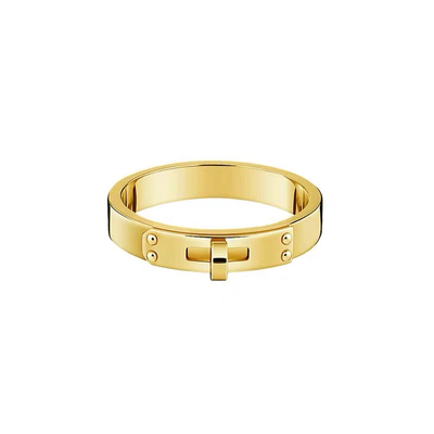 皮带扣戒指钛钢欧美风女