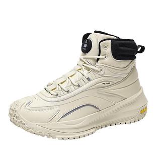 天跑第3代加热鞋高帮休闲鞋冬季加绒棉靴男女户外保暖雪地运动鞋