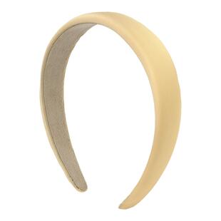 小鸡黄色缎面发箍女款2024新款高颅顶显脸小减龄洋气洗脸头箍头饰