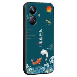 秋昊适用于realme10pro+手机软壳真我10pro+高级感保护套 rmx3687一体成型防摔耐造 安卓散热 手感舒适国风潮