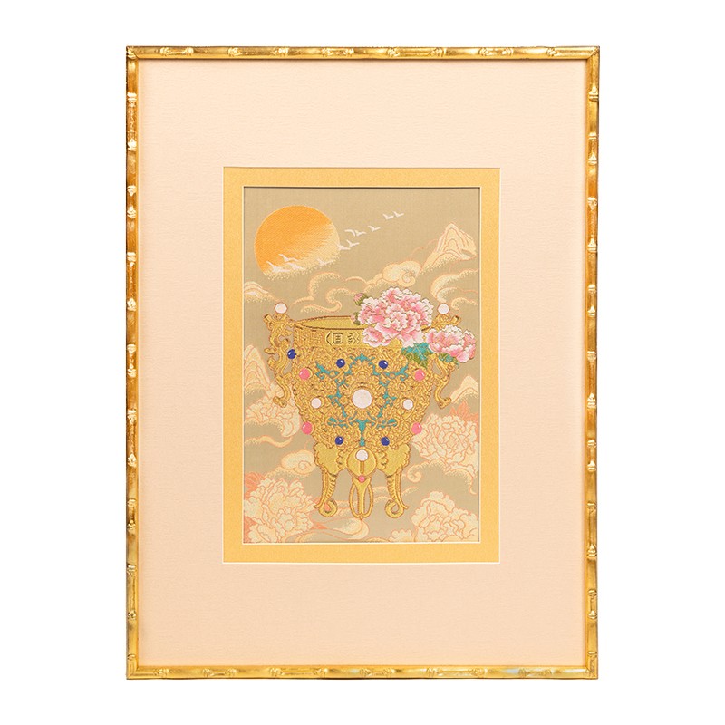 南京云锦研究所富贵千年装饰画