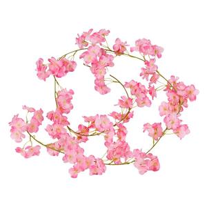 蝶舞高仿真樱花藤条空调管道装饰