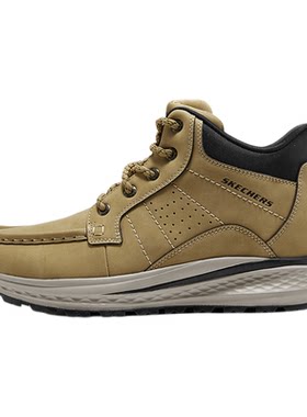 Skechers斯凯奇男鞋一脚蹬皮鞋
