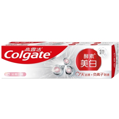 高露洁沁爽淡雅桂花味美白牙膏