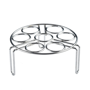 不锈钢蒸蛋架加粗实心蒸架蒸格高矮脚蒸锅架电饭煲压力锅多用架子