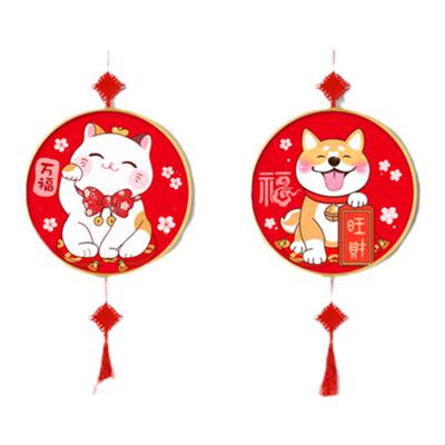 蒂彩招财猫旺财狗手工diy钻石画