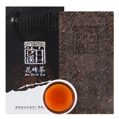 白沙溪湖南千两年花安化黑茶
