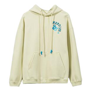 李宁卫衣男女秋季反伍潮流宽松连帽无性别重磅运动套头衫AWDU085