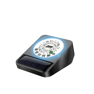 太阳能二维码挪车牌扫码挪车电话