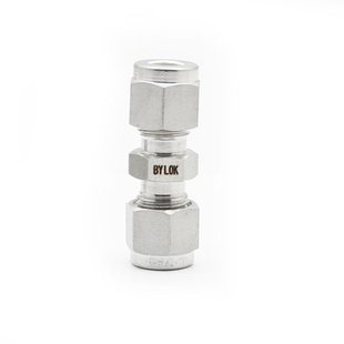 316L不锈钢卡套直通接头卡套两通直接气管公制英制替代世伟洛克