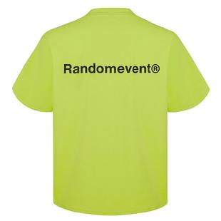 Randomevent春夏季上衣印花重磅短袖情侣打底基础款T恤240g