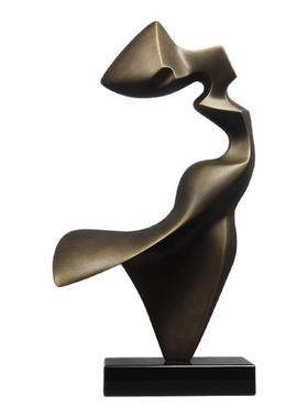 玻璃钢抽象雕塑摆件玄关轻奢摆设