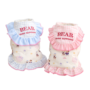 狗狗羽绒服小型犬冬季保暖宠物小狗比熊泰迪衣服猫咪马甲冬款加厚