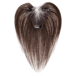 胎毛刘海发际线假发贴真发无痕遮头顶白发自然前额隐形蓬松高颅顶