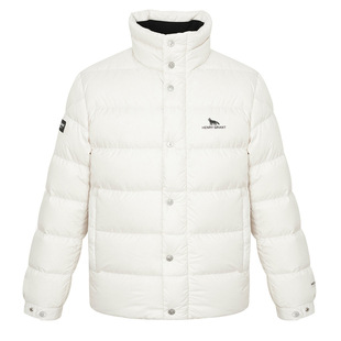 亨利格兰立领排骨羽绒服男士2026年冬季新款三色可选保暖外套上衣