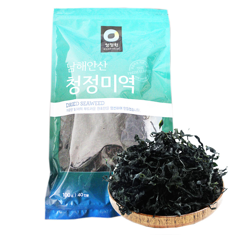 清净园裙带菜100g韩国海带汤用海带进口海白菜凉拌海木耳海藻干货