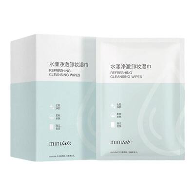 minilab水漾净澈卸妆湿巾8ml
