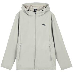 安踏外套男2026春季新款防泼水运动风衣男款青少年休闲开衫夹克男