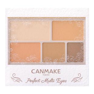 甄选 canmake/井田砍妹哑光五色眼影盘小盘便携大地色05初学者