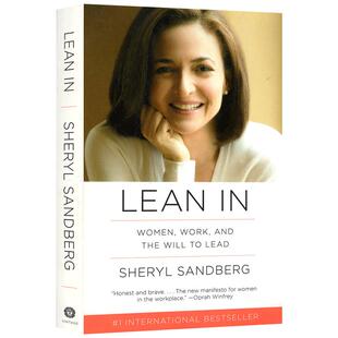 Lean In 向前一步 英文原版谢丽尔桑德伯格 Sheryl Sandberg Facebook首席执行官女性励志欢乐颂安迪硅谷影响力人物纽约时报畅销书